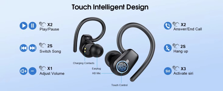 HE-059B-Bluetooth Earphone factory