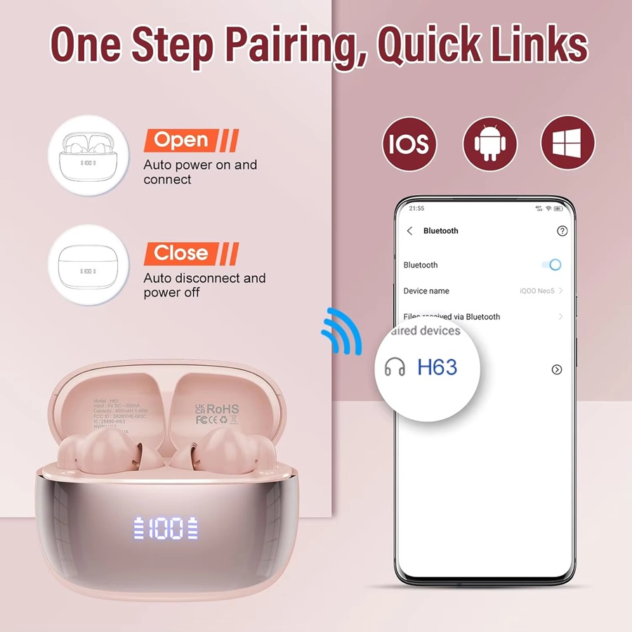 HE-063C-Bluetooth Earphone factory
